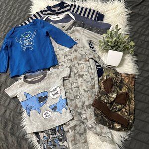 8 - boys 3-6/6 month PJs. [3B]